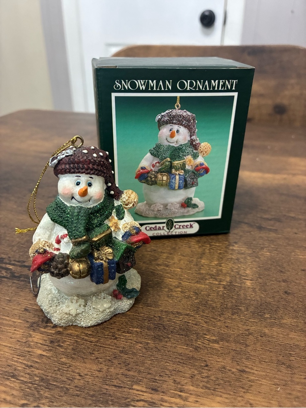 Cedar Creek Snowman Ornament